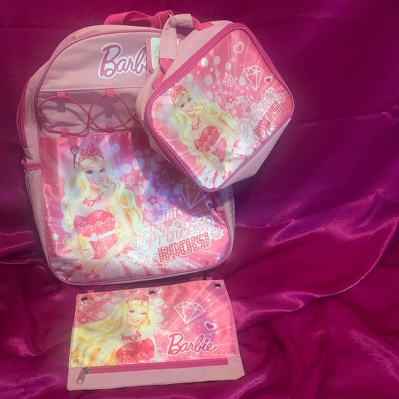 Barbie Accessories Nwt Barbie Princess Rocks Backpack Lunch